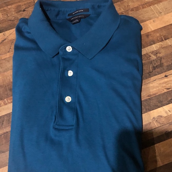 Lands' End Other - Lands End long sleeve polo Xl Supima cotton green